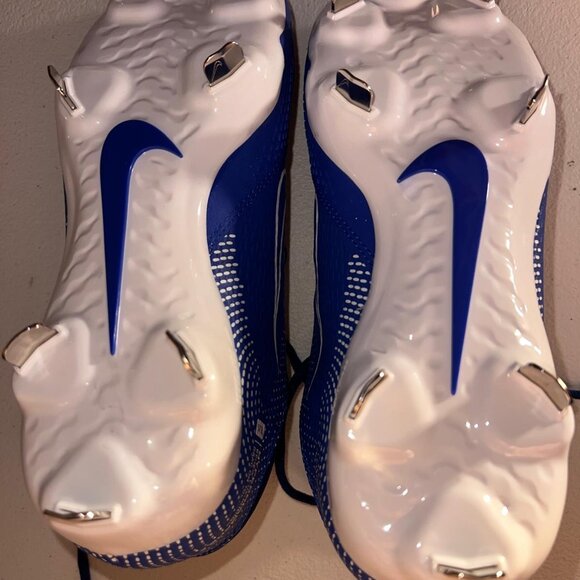Nike Hyperdiamond 4 Pro Metal Softball Cleats ROYAL | WHITE SZ 6.5 - Picture 5 of 7